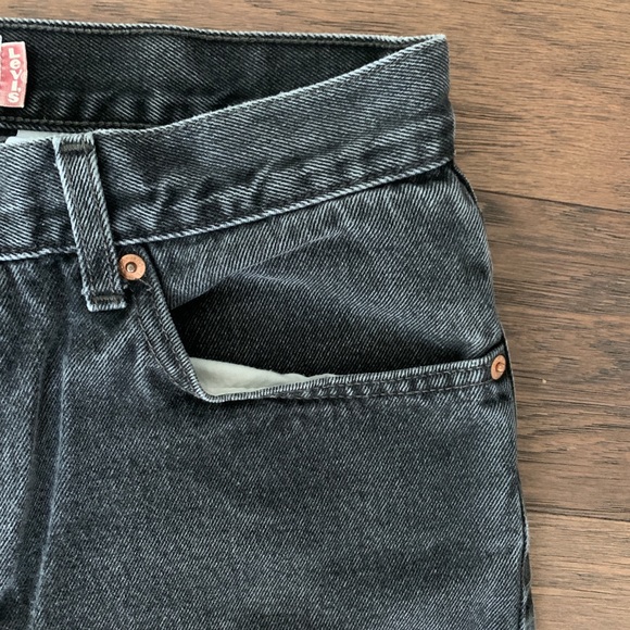Vintage Levi's 505 Black Wash 28 29 - Picture 8 of 8